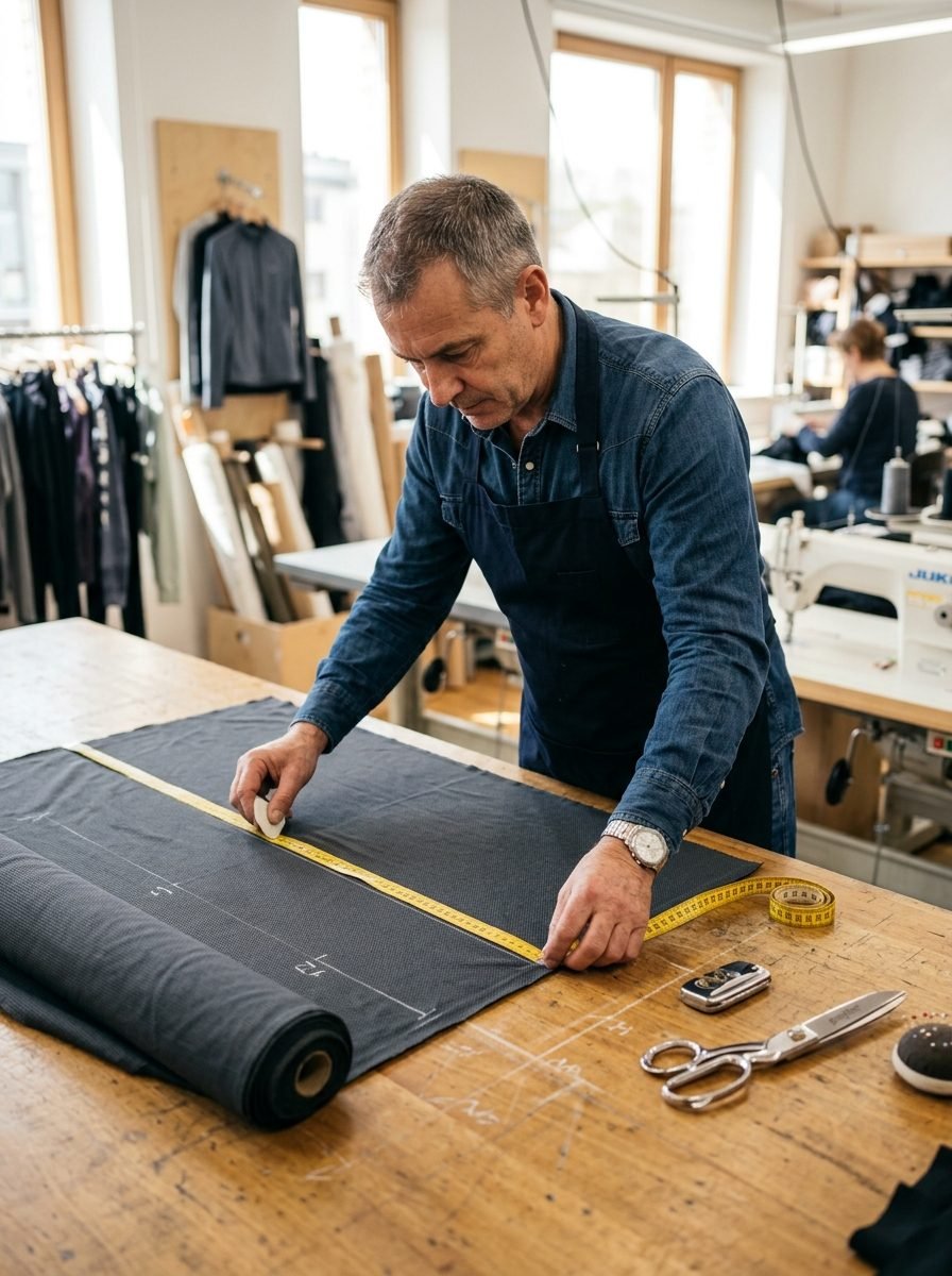 Tailor Measuring Fabric